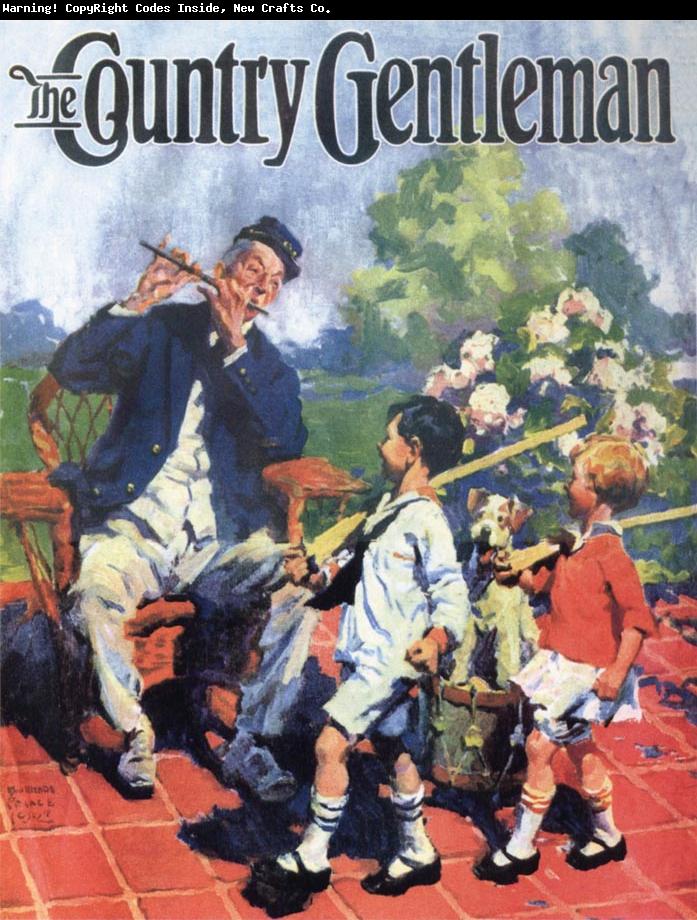 William Meade Prince Cover Painting for The Country Gentleman